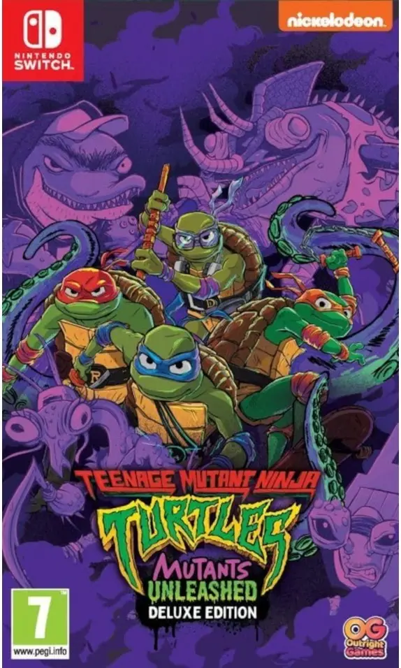 Teenage Mutant Ninja Turtles Mutants Unleashed Nintendo Switch okładka gry