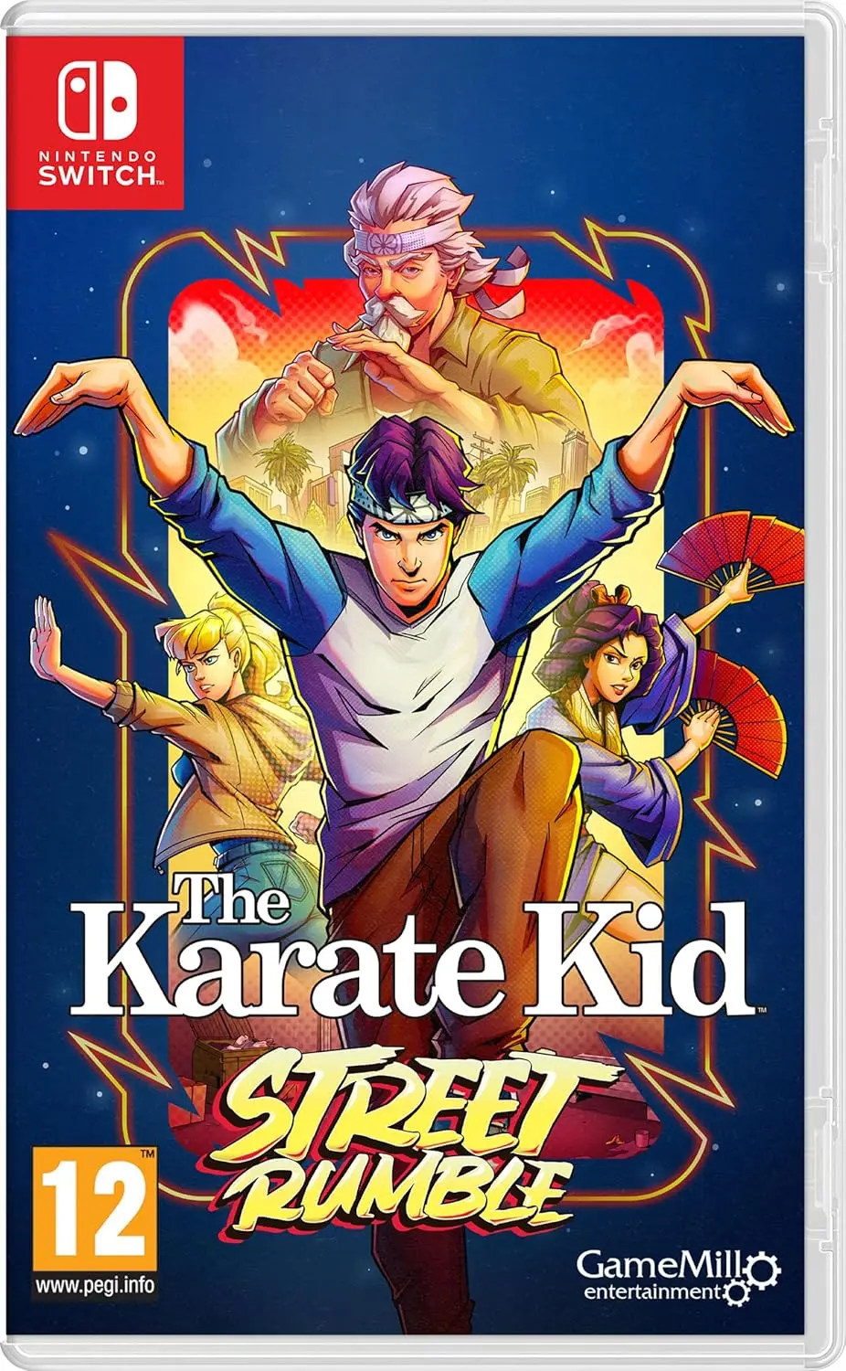 Okładka gry The Karate Kid Street Rumble na Nintendo Switch