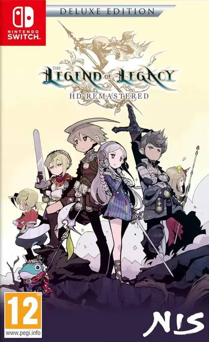 The Legend of Legacy HD Remastered Deluxe Edition Nintendo Switch okładka gry