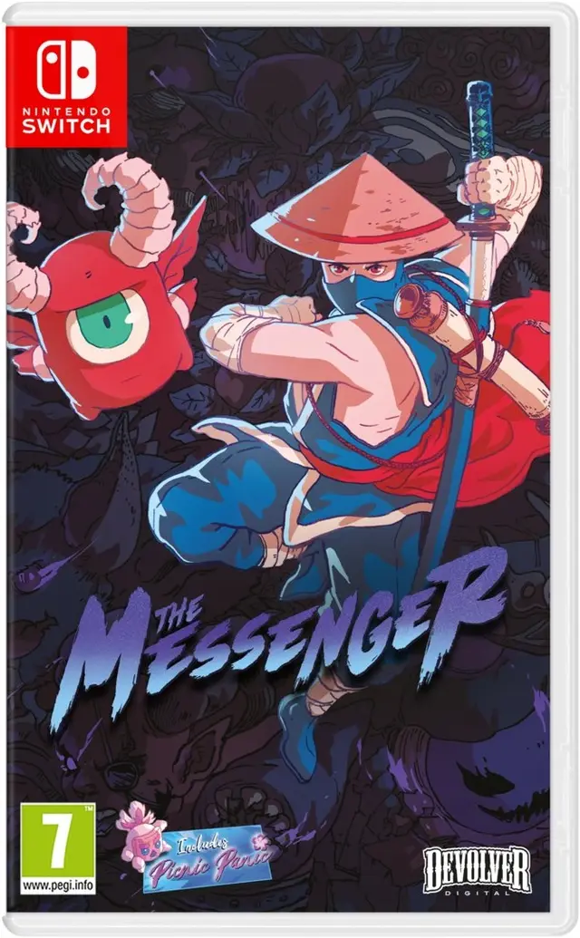 The Messenger Nintendo Switch okładka gry