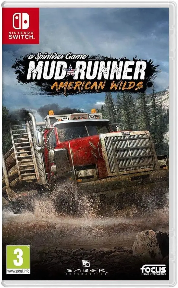MudRunner American Wilds Nintendo Switch okładka gry