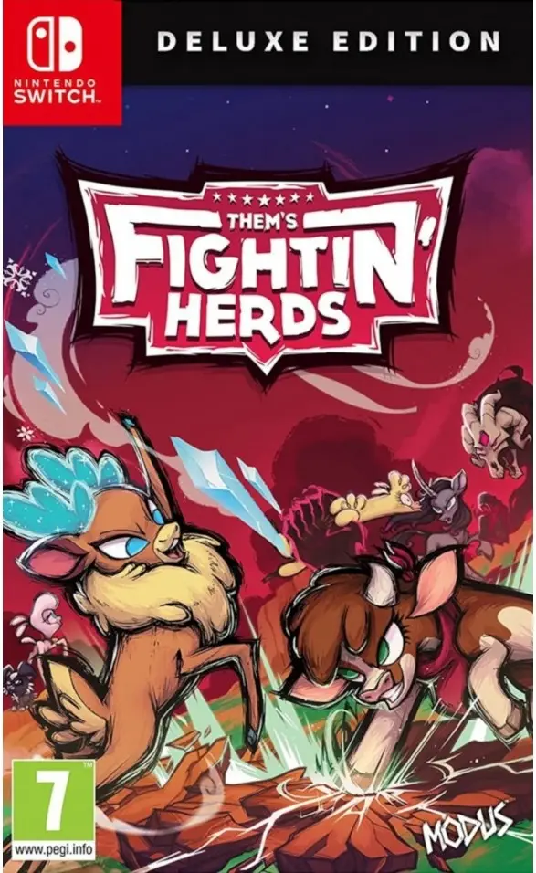 Them's Fightin' Herds Deluxe Edition Nintendo Switch okładka gry