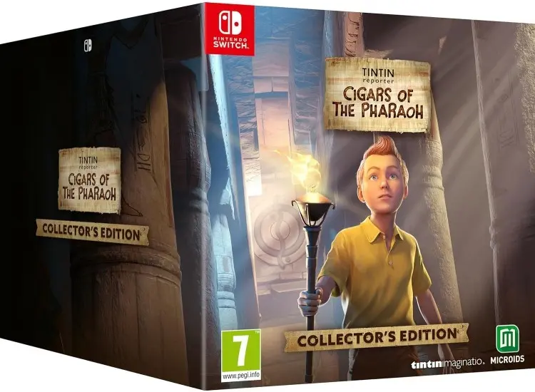 Okładka gry Tintin Reporter Cigars of the Pharaoh Edycja Kolekcjonerska na Nintendo Switch - najlepsza oferta