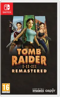 Tomb Raider I-III Remastered Starring Lara Croft Nintendo Switch okładka gry