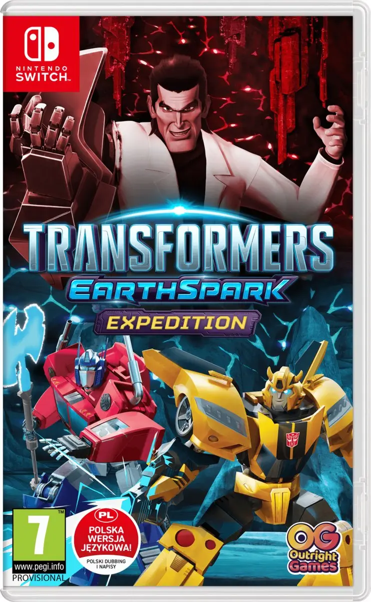 Transformers Earth Spark Expedition Nintendo Switch okładka gry