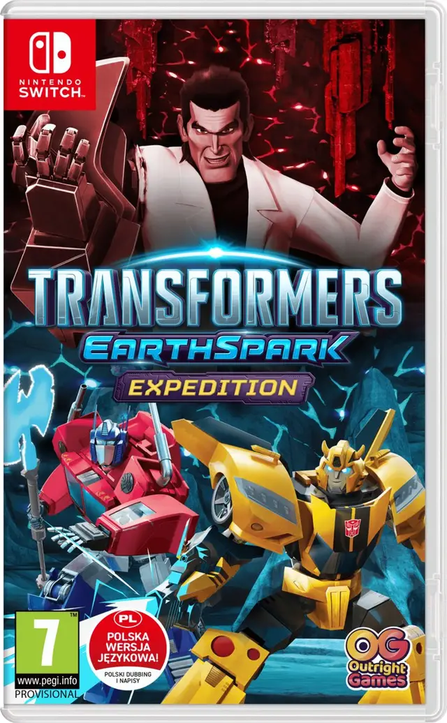 Transformers Earth Spark Expedition Nintendo Switch okładka gry