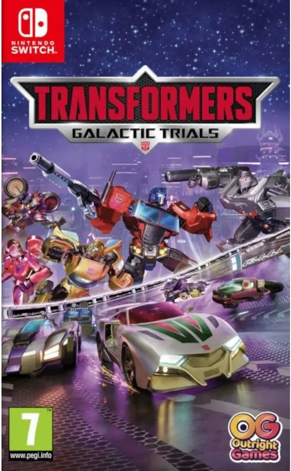 Transformers Galactic Trials Nintendo Switch okładka gry