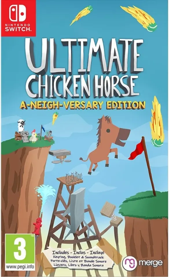Ultimate Chicken Horse A-Neigh-Versary Edition Nintendo Switch okładka gry