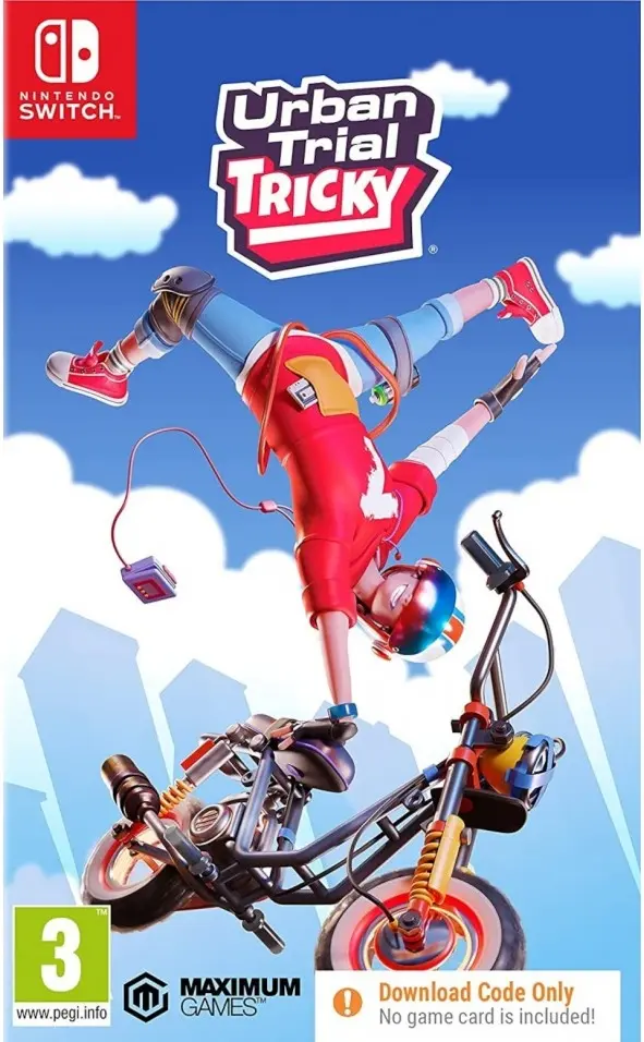 Okładka gry Urban Trial Tricky na Nintendo Switch Okładka gry Urban Trial Tricky na Nintendo Switch