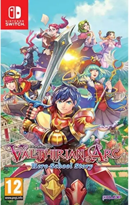Valthirian Arc Hero School Story Nintendo Switch okładka gry