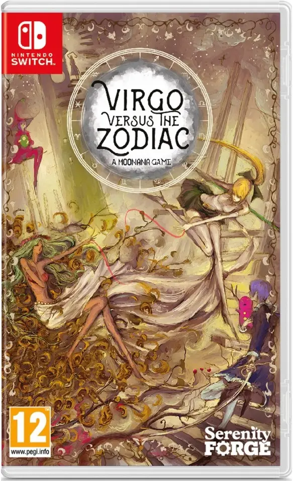 Virgo Versus the Zodiac Nintendo Switch okładka gry