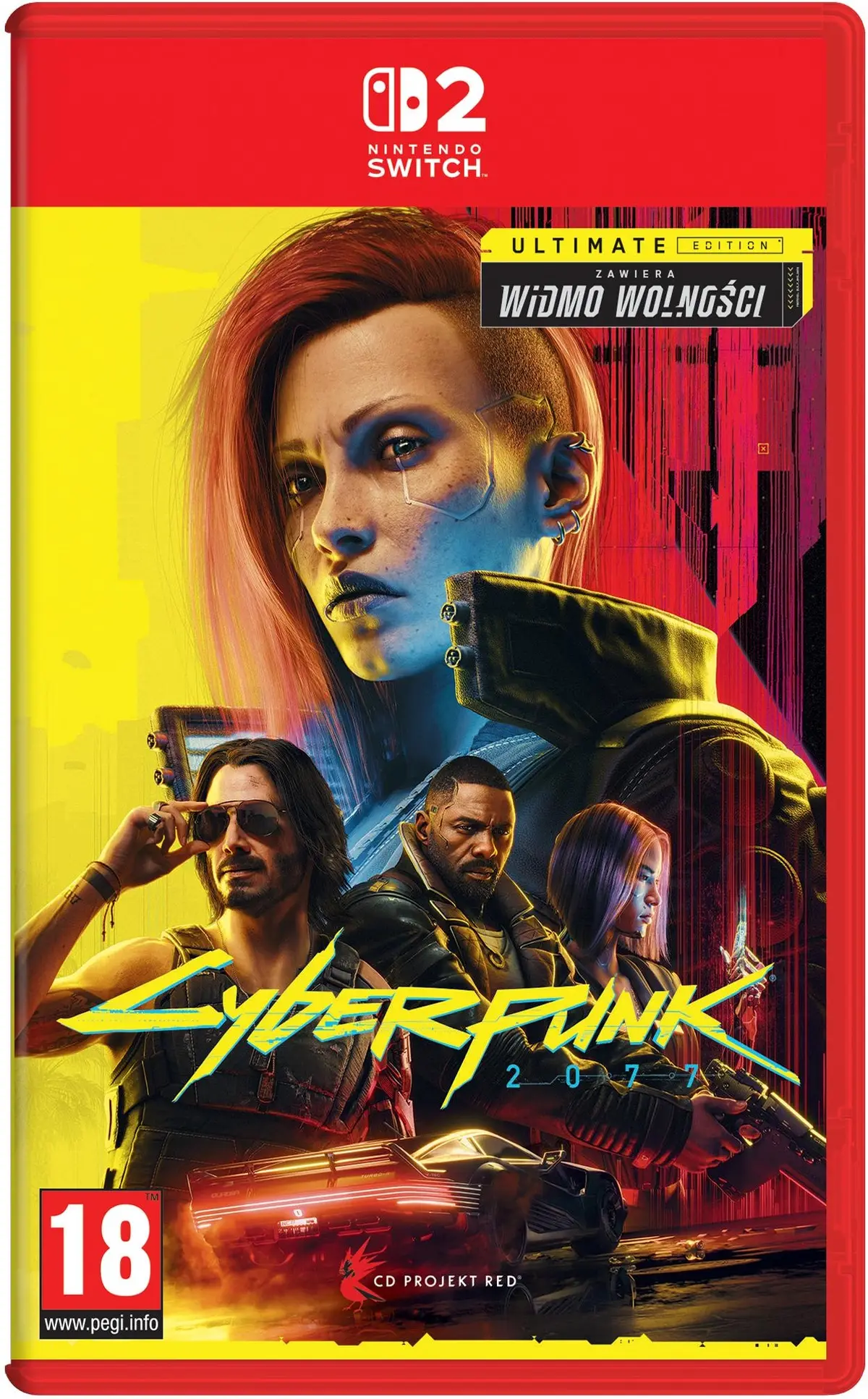 Cyberpunk 2077 Ultimate Edition Nintendo Switch 2 okładka gry