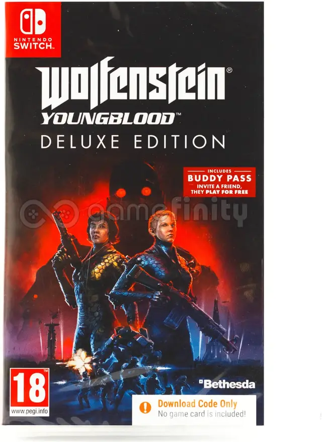 Wolfenstein: Youngblood - Deluxe Edition Nintendo Switch okładka gry