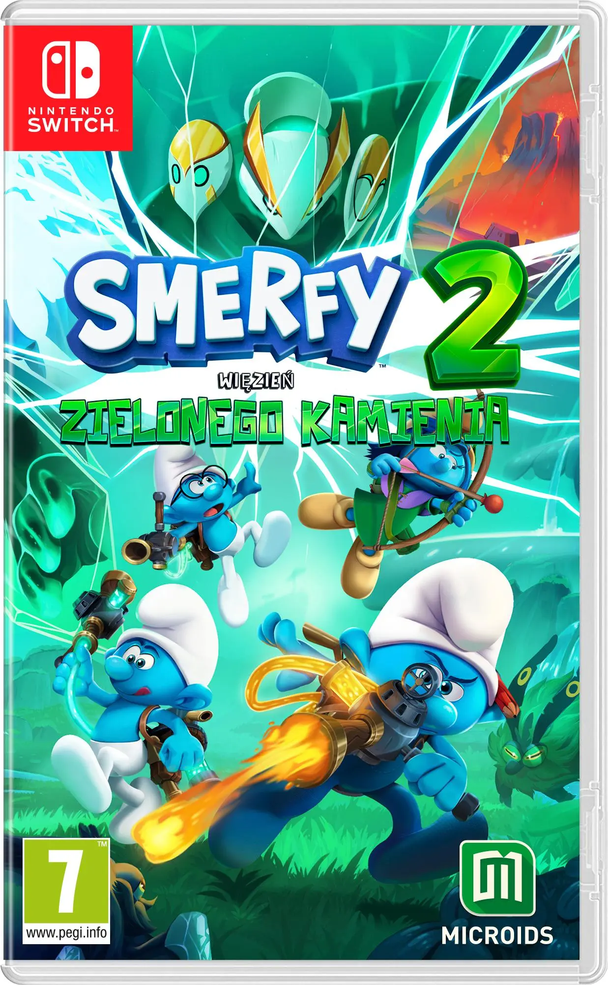 Smerfy 2 - Więzień Zielonego Kamienia Nintendo Switch okładka gry