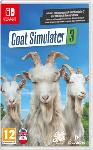 Goat Simulator 3 + Digital Downgrade DLC Nintendo Switch okładka gry
