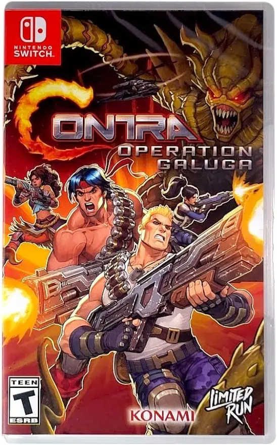 Contra: Operation Galuga Nintendo Switch okładka gry