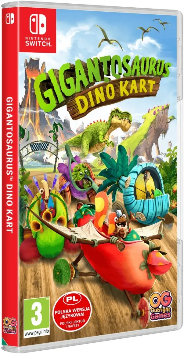 Okładka gry Gigantosaurus (Gigantozaur): Dino Kart