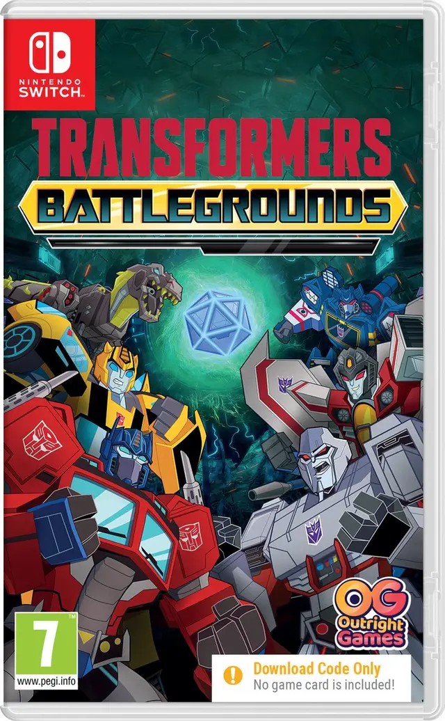 Transformers: Battlegrounds Nintendo Switch okładka gry