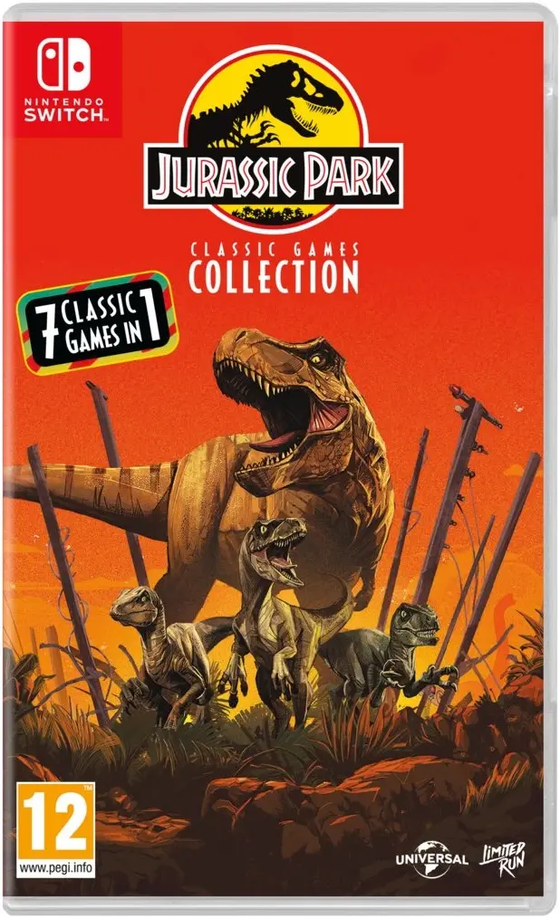 Jurassic Park Classic Games Collection Nintendo Switch okładka gry