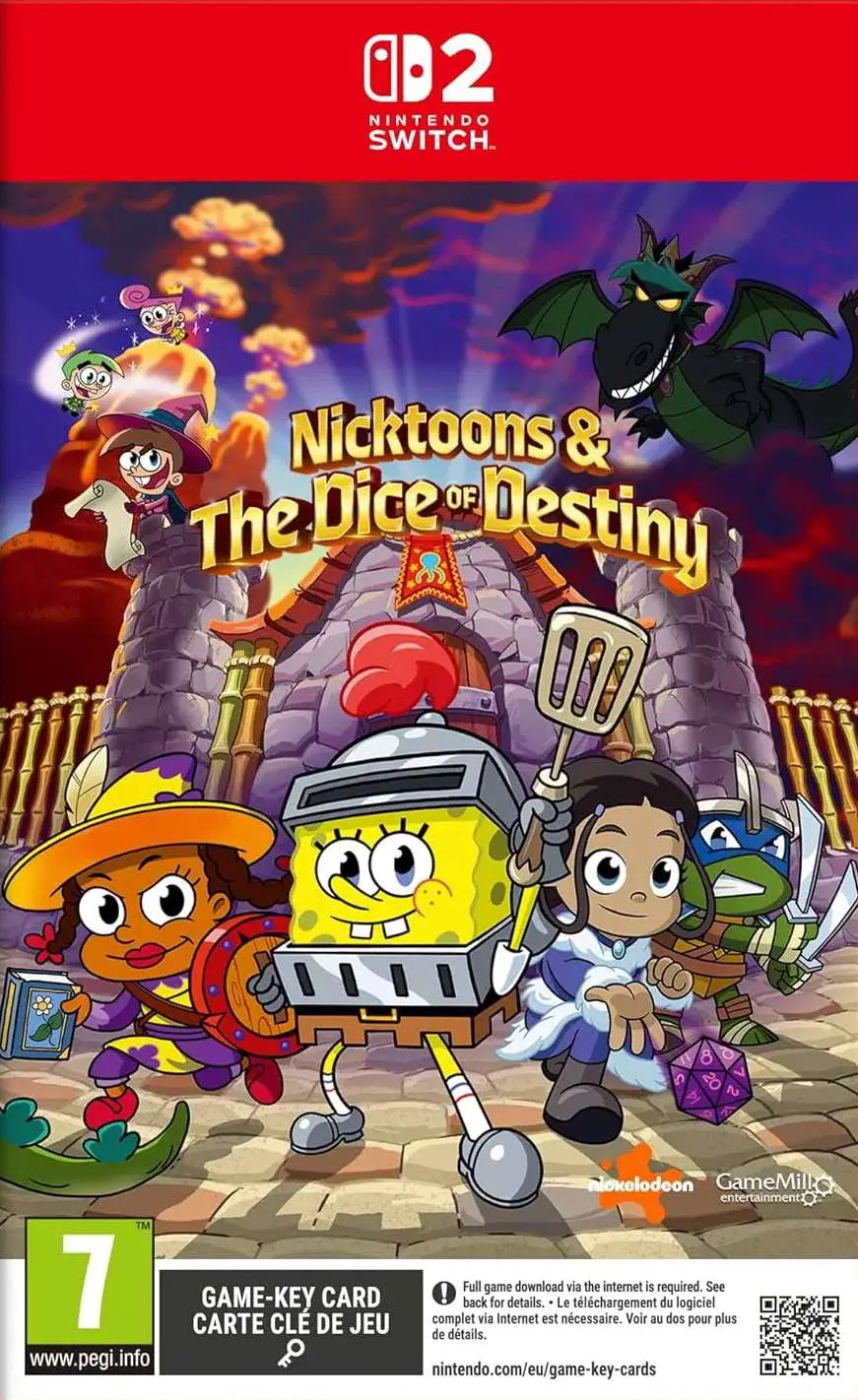 Nicktoons & The Dice of Destiny Nintendo Switch 2 okładka gry