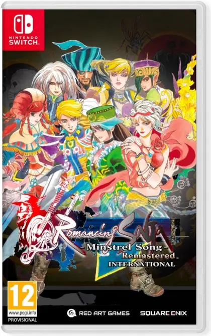 Romancing SaGa -Minstrel Song- International Nintendo Switch okładka gry