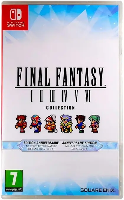 Final Fantasy I-VI Collection Anniversary Edition Nintendo Switch okładka gry