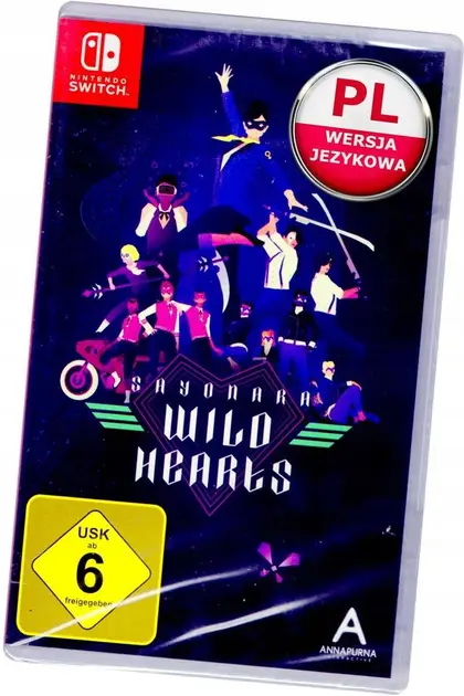 Sayonara Wild Hearts Nintendo Switch okładka gry