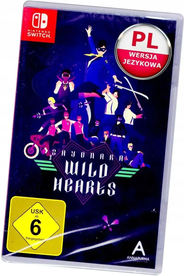 Sayonara Wild Hearts Nintendo Switch okładka gry