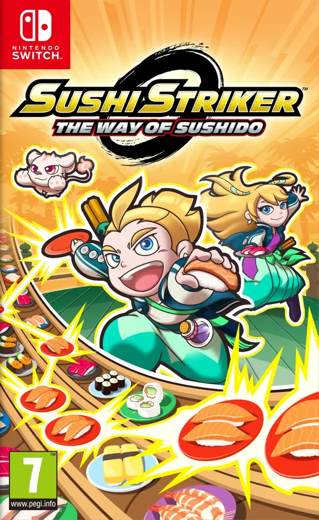 Sushi Striker: The Way of Sushido Nintendo Switch okładka gry