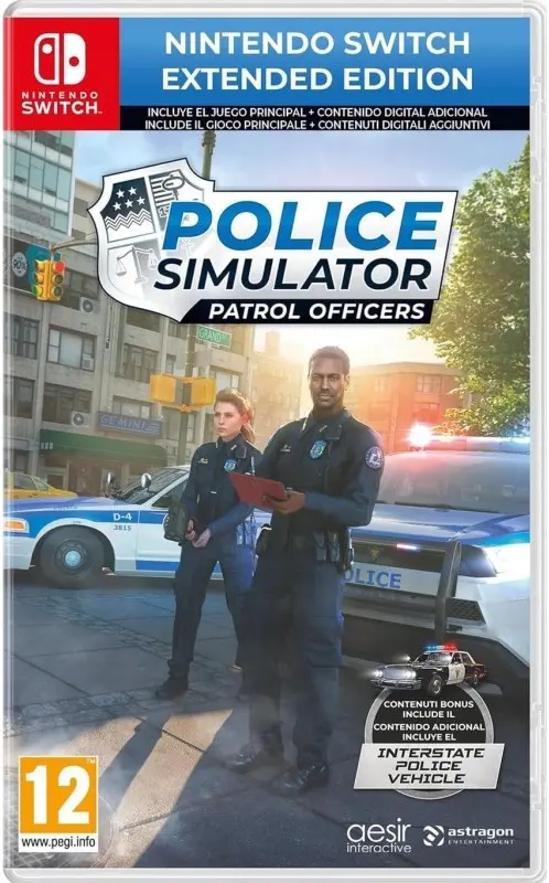 Okładka gry Police Simulator: Patrol Officers - NINTENDO Switch Extended na Nintendo Switch - najlepsza oferta