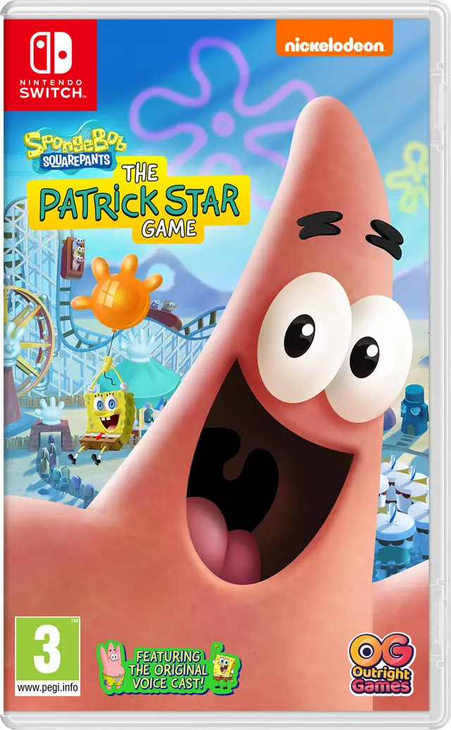Spongebob Kanciastoporty Gra Patryka Rozgwiazdy Nintendo Switch okładka gry
