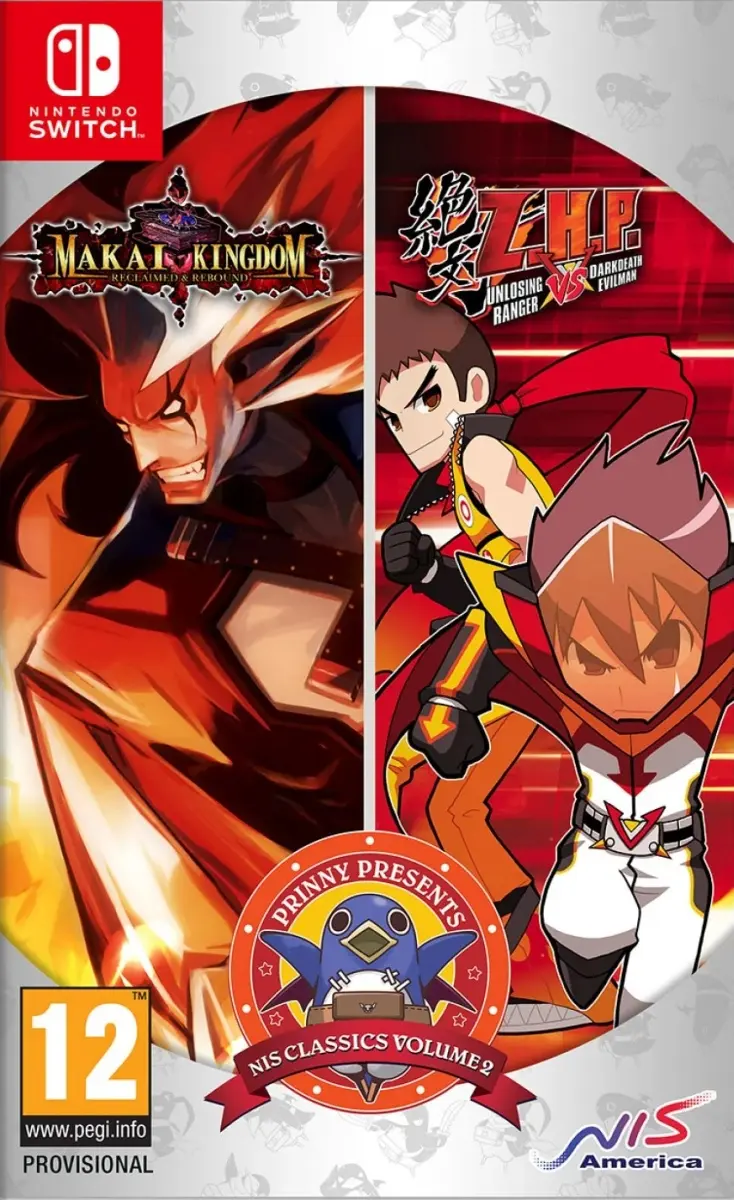 Prinny Presents NIS Classics Vol 2 Deluxe Edition Nintendo Switch okładka gry