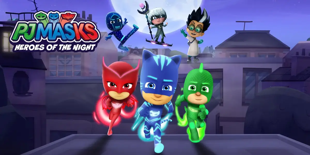 Grafika gry Pidżamersi Bohaterowie Nocy PJ Masks Heroes Of The Night