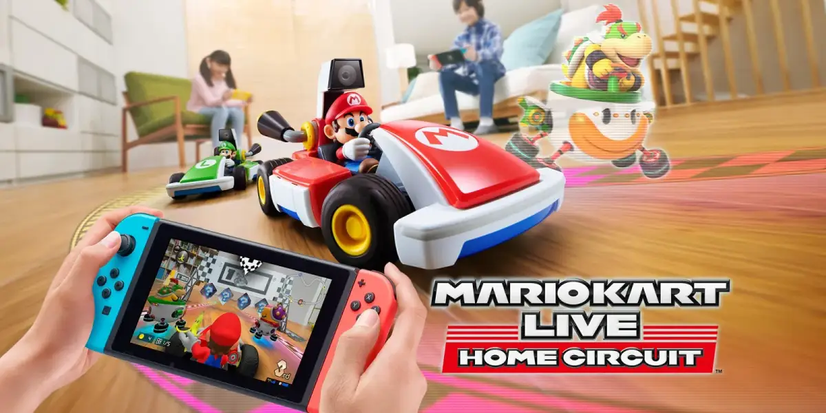 Grafika gry Mario Kart Live: Home Circuit – Luigi
