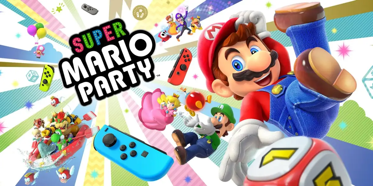 Grafika gry Super Mario Party