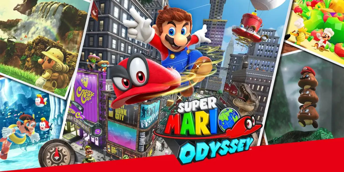 Grafika gry Super Mario Odyssey