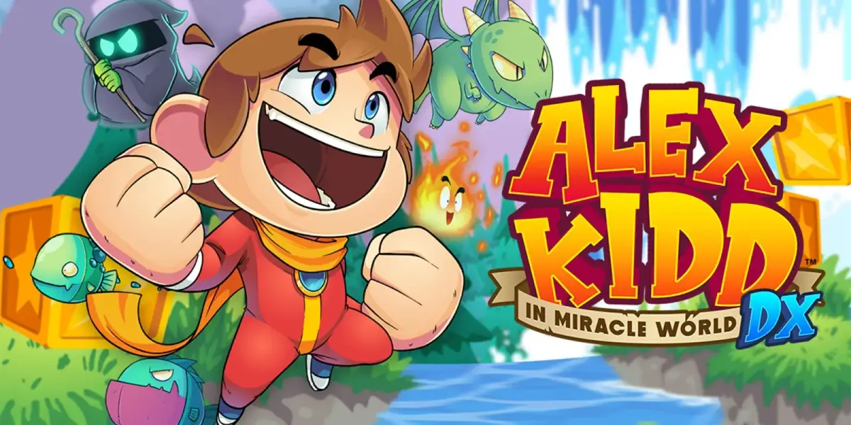 Grafika gry Alex Kidd in Miracle World DX