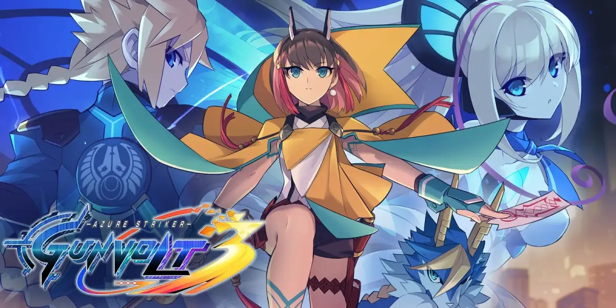 Grafika gry Azure Striker Gunvolt 3