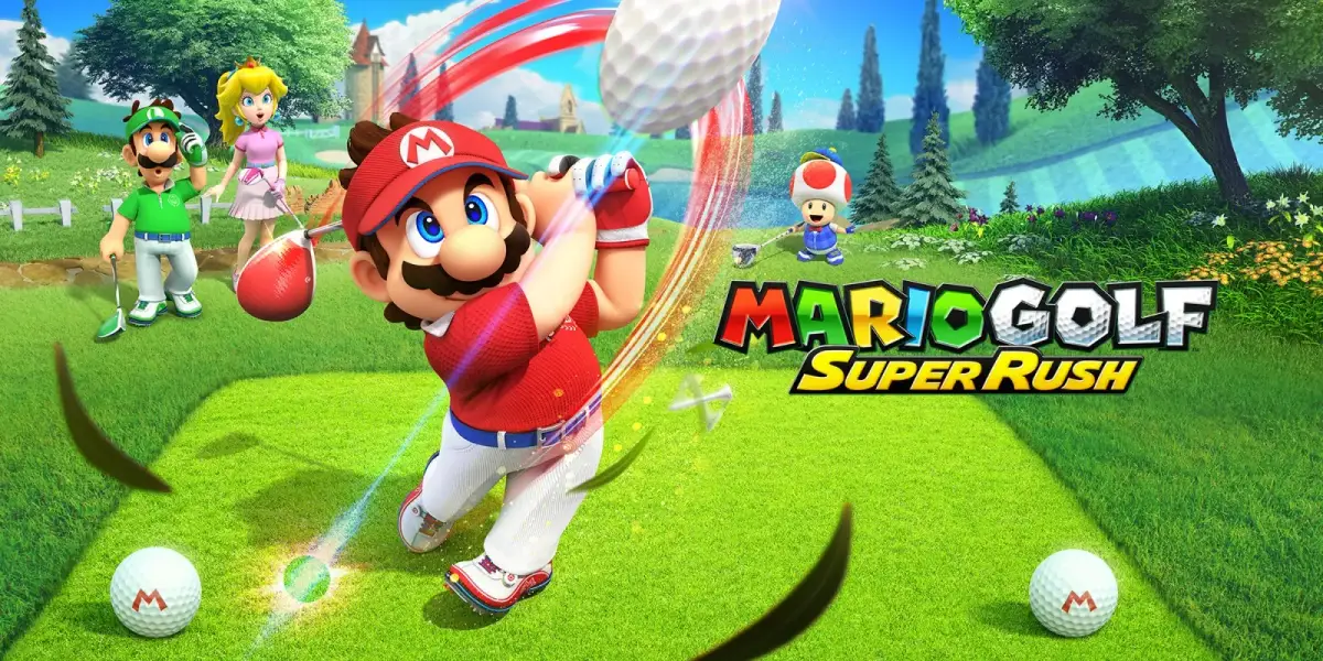 Grafika gry Mario Golf: Super Rush