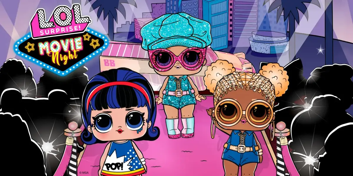 Grafika gry LOL Surprise! Movie Night