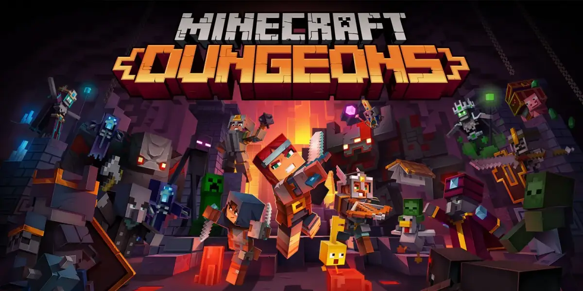Grafika gry Minecraft Dungeons Hero Edition