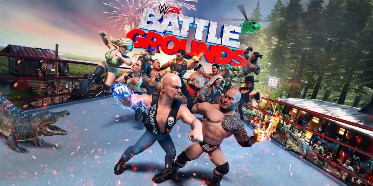 Grafika gry WWE 2K Battlegrounds