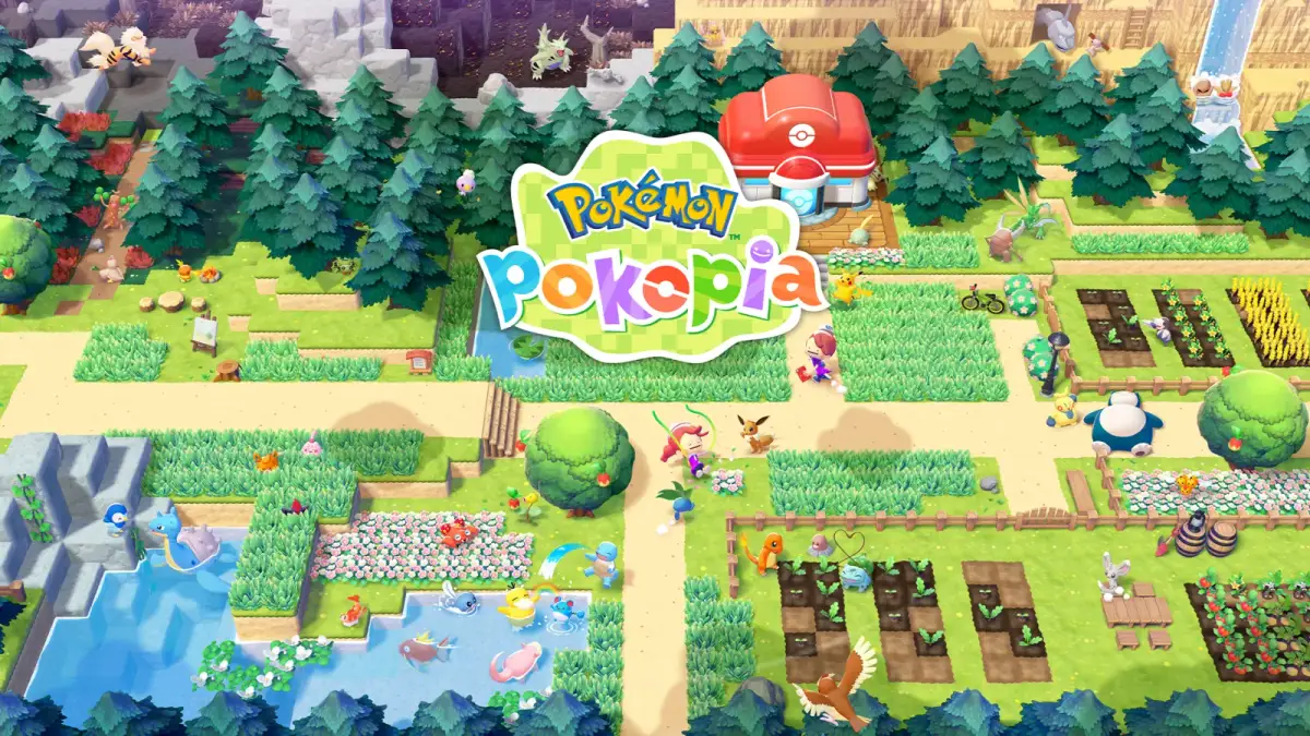 Grafika gry Pokémon Pokopia