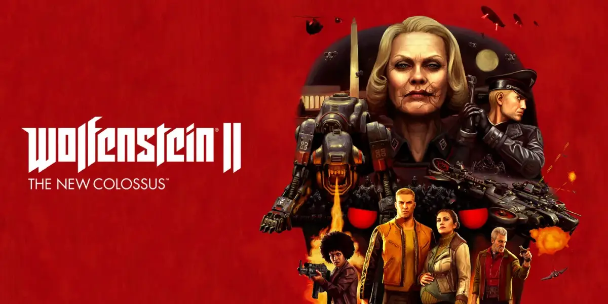 Grafika gry Wolfenstein II: The New Colossus SteelBook Edition
