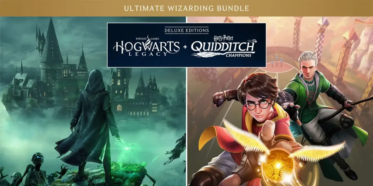 Grafika gry Hogwarts Legacy + Harry Potter: Quidditch Champions Deluxe Editions Bundle