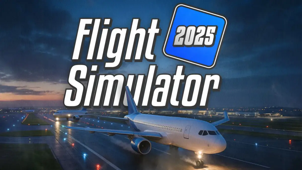 Grafika gry Flight Simulator 2025