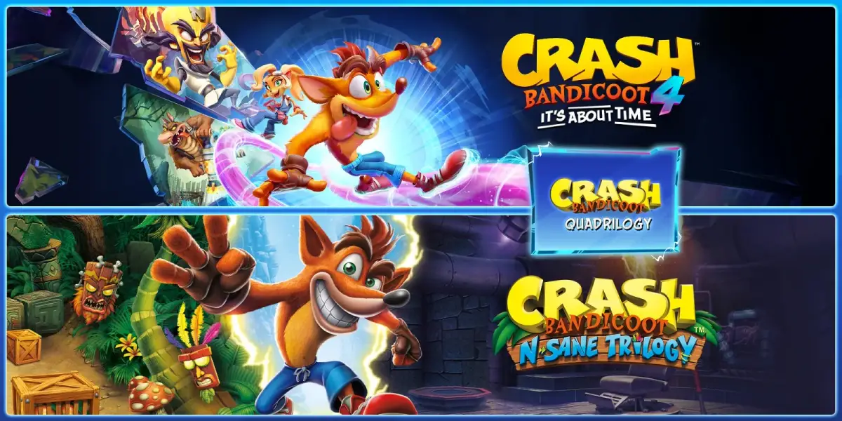 Grafika gry Crash Bandicoot - Quadrilogy Bundle