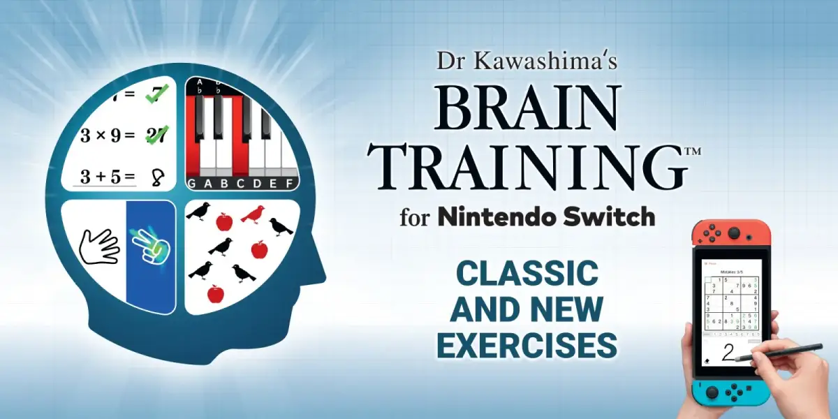 Grafika gry Dr Kawashima’s Brain Training for Nintendo Switch