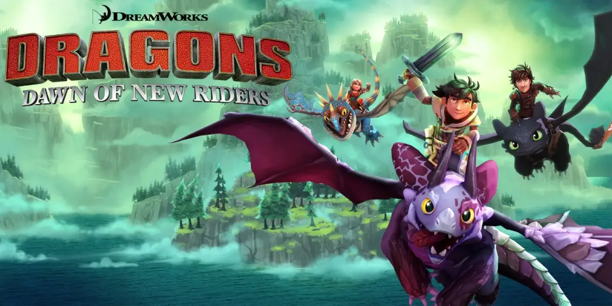 Grafika gry DreamWorks Dragons Dawn of New Riders