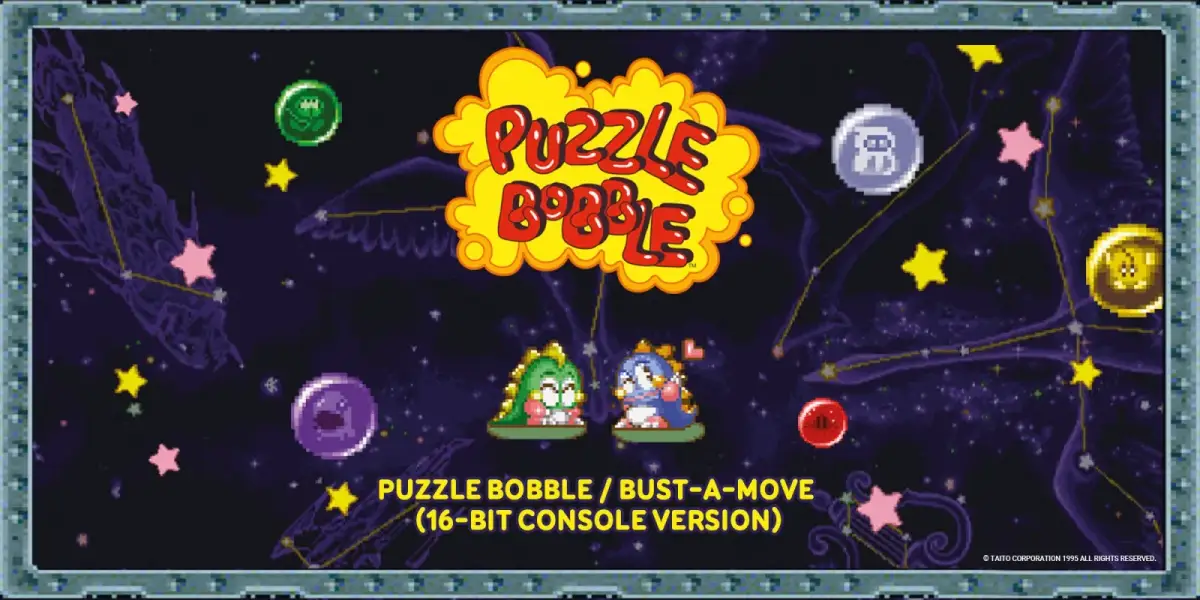 Grafika gry Puzzle Bobble / Bust-a-Move (16-Bit Console Version)